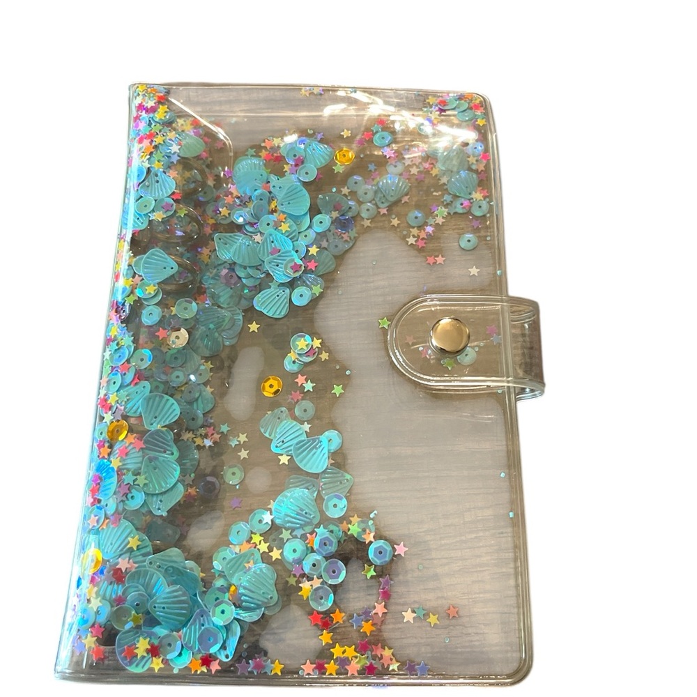 Clear Sequin Butterfly Shaker Budget Planner